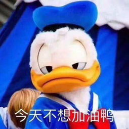 唐老鸭表情包你好棒棒鸭今天也要加油鸭